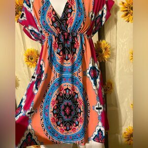 India Boutique Victorian Dolman Dress size 0-12.
